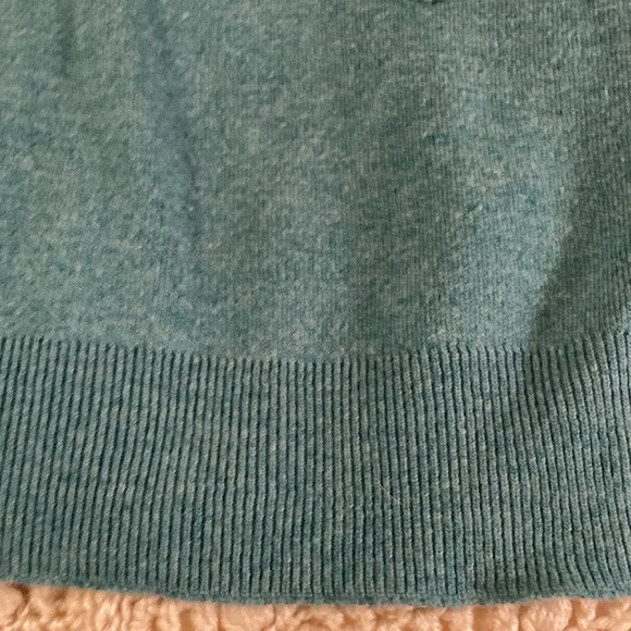1960’s vintage Robert Bruce acrylic sweater with Union label mens XL teal blue - Picture 7 of 10